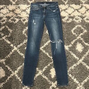 Distressed Blue Jeans for Women